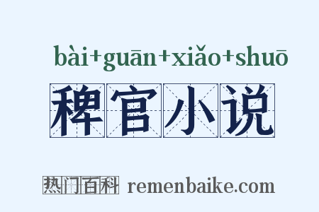 稗官小说是什么意思的图片